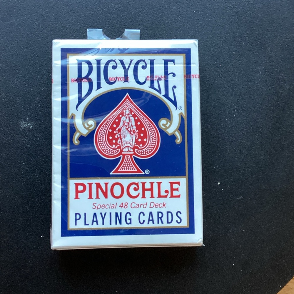 Bicycle Pinochle Playing Cards - Red and Blue